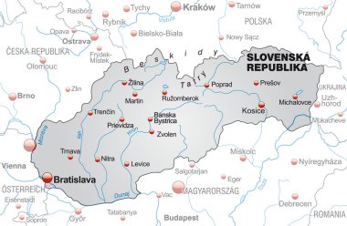 Slovakya Haritası