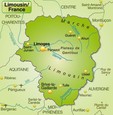 limousin Haritası