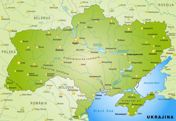 Map of Ukraine