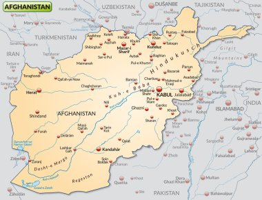 Afganistan Haritası