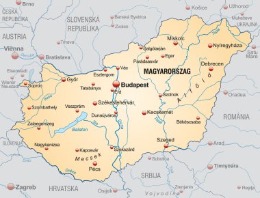 Macaristan Haritası