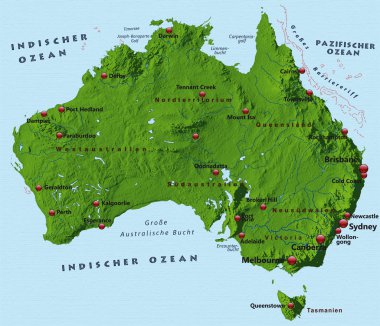Avustralya Haritası