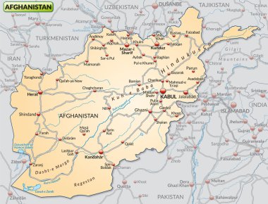 Afganistan Haritası