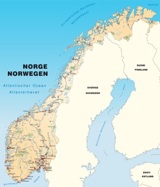 Norveç Haritası