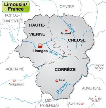 limousin Haritası