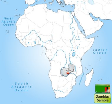 Zambiya Haritası
