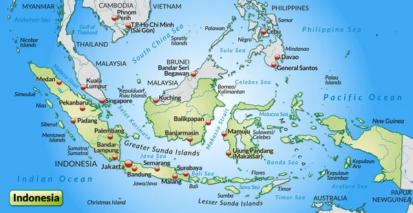 Endonezya haritası