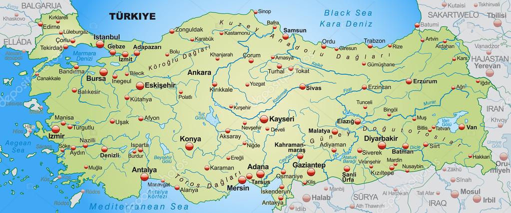 Karta över Turkiet På Svenska – Karta 2020