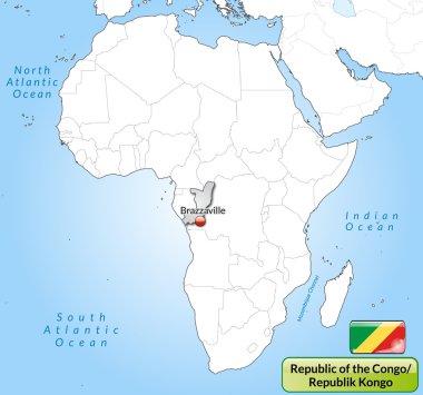 Kongo Cumhuriyeti Haritası