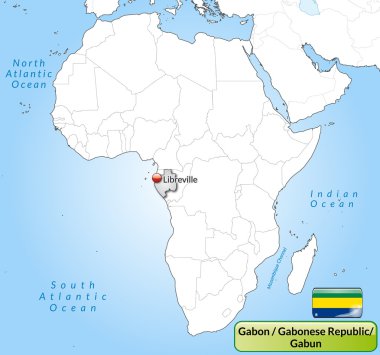 gabon Haritası