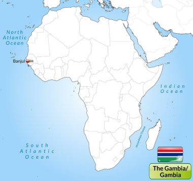 Gambiya Haritası