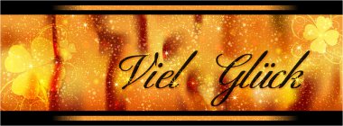 iyi şanslar tebrik kartı