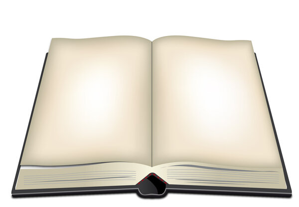 Иллюстрация открытой книги
