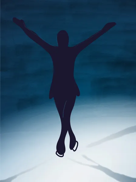 Ice Skater — Stock Vector