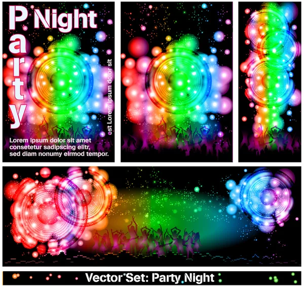 Party Night — Stock Vector