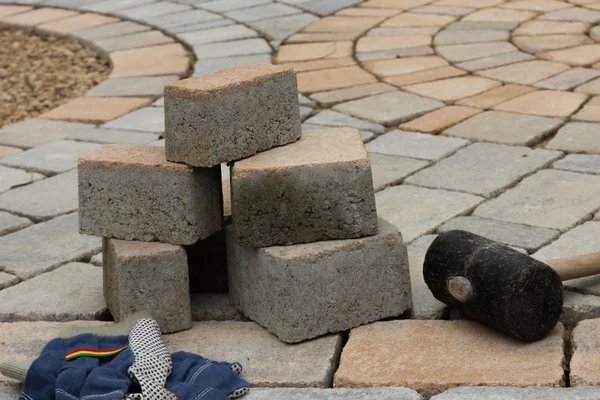 Materiales de pavimentación — Foto de Stock