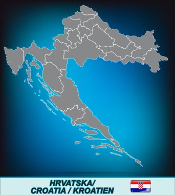 Hırvatistan Haritası