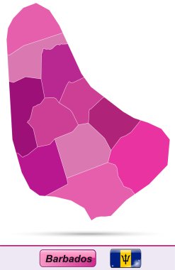 barbados Haritası