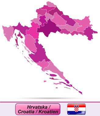 Hırvatistan Haritası