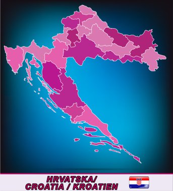 Hırvatistan Haritası