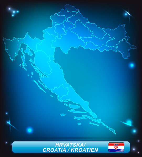 Map of Croatia