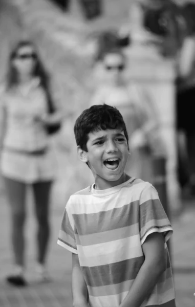 Flamenco boy singer — Stock Photo, Image