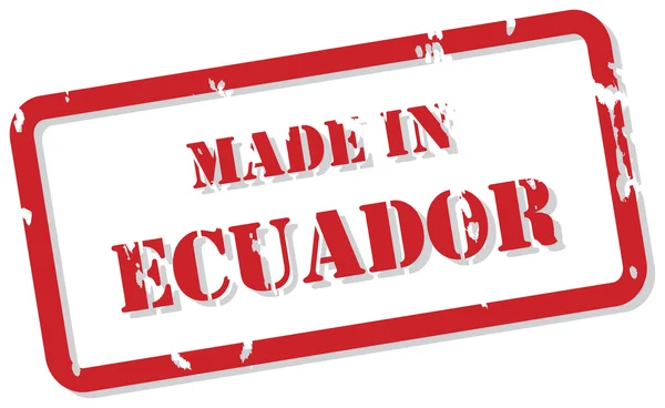 Ecuadorens stempel – stockvektor