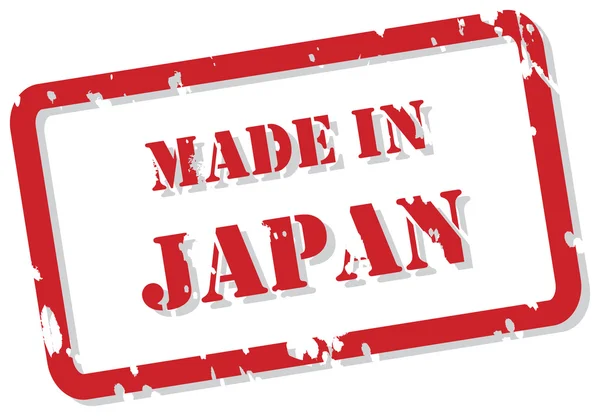 Fabriqué en timbre japonais — Image vectorielle