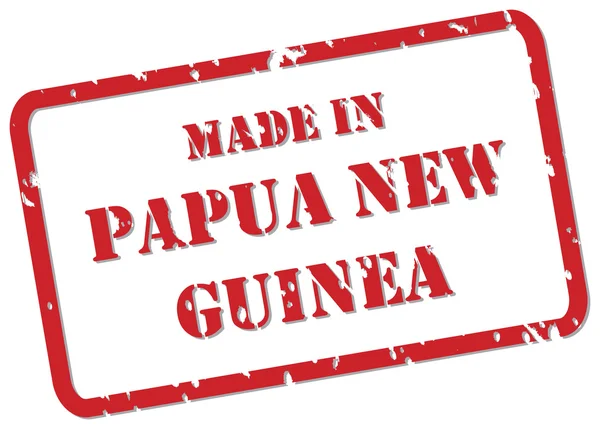 Papua Ny-Guinea Stempel – stockvektor