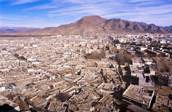Tibetische Stadt — Stockfoto