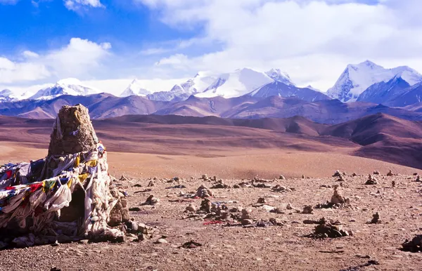 Montañas tibetanas — Foto de Stock