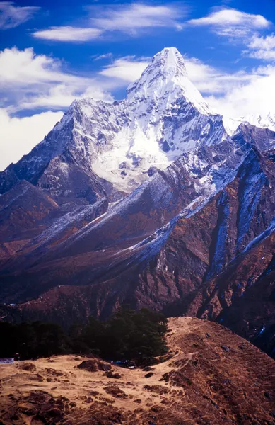 Ama dablam，尼泊尔喜马拉雅山 — 图库照片