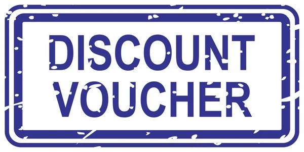 Discount VoucherRubber Stamp — Stock Vector