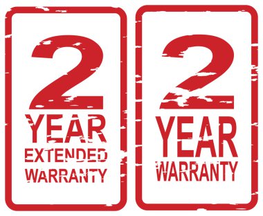 2 Year Warranty Stamps clipart