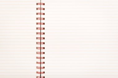 Lined Paper Notebook clipart