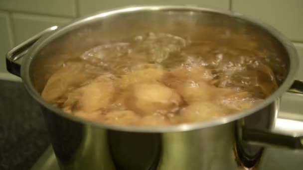 Boiling Potatoes — Stock Video