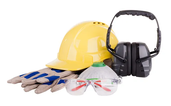 Safety Equipment Isolated — Stock Photo, Image