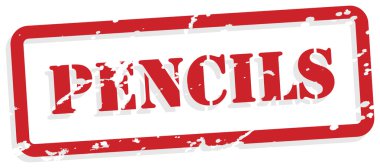 kalem lastik damgası vektör