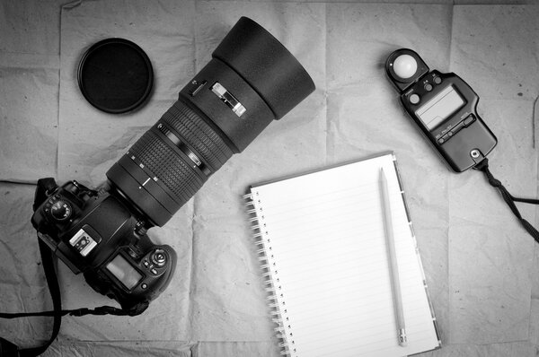 Fotografía Cámara Fondo — Foto de Stock