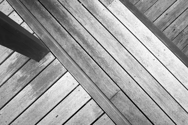 Decking in legno — Foto Stock