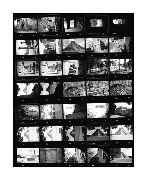 Contact Sheet — Stock Photo, Image