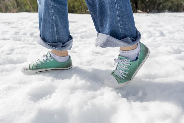 Παπούτσια χιονιού — Φωτογραφία Αρχείου