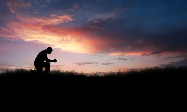 Praying Man — Stock Photo, Image