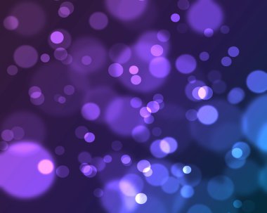 Mavi menekşe bokeh soyut ışık arkaplanı