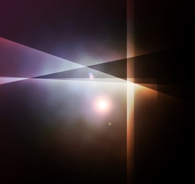 Soyut lens aydınlatması