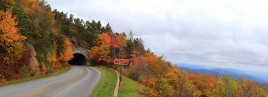 Panorama blue ridge Parkway Güz
