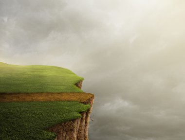Cliff yolu ile.