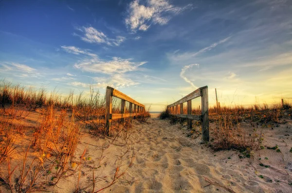 Strandpromenade — Stockfoto