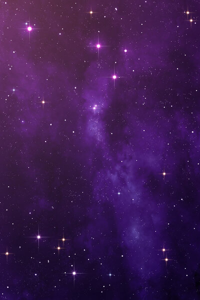 Purple Nebula space background