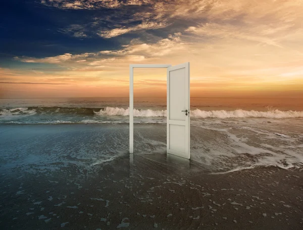 Öppna dörren — Stockfoto
